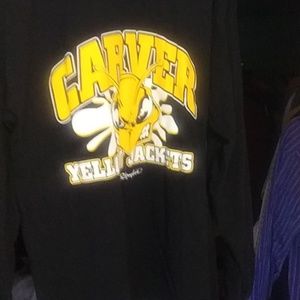 Carver Yellow Jackets Shirt$34 LgSz. + free hat.